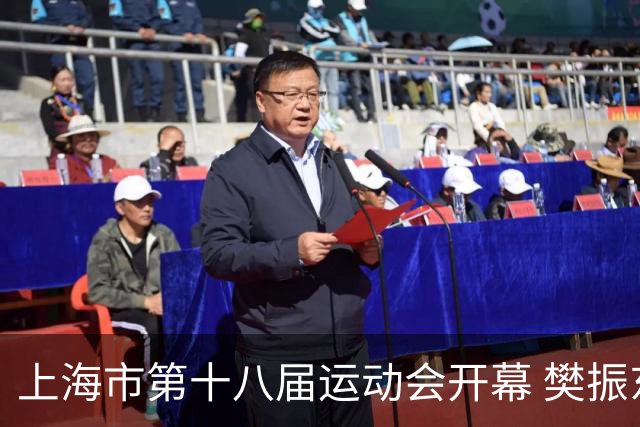 上海市第十八届运动会开幕 樊振东、吴敏霞等体坛名将助阵